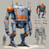 design sci fi mecha and robot concept art