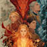 draw an epic fantasy book cover art