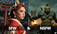 create unreal engine style ai art, both sfw and nsfw