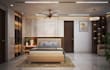 turn 2d plan into realism 3d visualization,living area render,apartment building