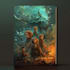 illustrate professional fantasy book cover art