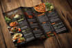 design food menu, restaurant and digital menu, editable food