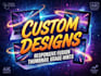 design custom twitch overlays webcam frames alerts graphics streaming packs
