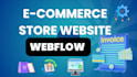 design and develop ecommerce online store website framer and webflow