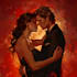 create illustrated romance book cover