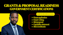 prepare grant applications, sba certifications, business plan and bid proposals