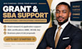 prepare business plan, grant applications, sba certifications and bid proposals
