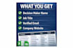 manually find decision maker emails from company websites