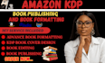 manuscript amazon kdp book formatting kindle paperback
