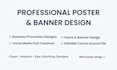 create professional posters and banners in canva