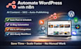 automate wordpress with n8n for ai content,SEO posting workflows, publishing bot