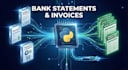 convert PDF bank statements to excel or CSV using python fast