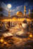 design viral islamic optical illusion ai art