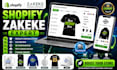 setup shopify zakeke product personalization and product configuration