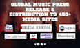 write and distribute a professional music PR press release