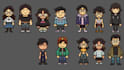 make pixel art design pixel sprite sheets pixel tilesets background environment