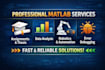 do matlab programming, simulation, and simulink projects