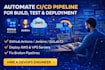 set up ci cd pipeline with github actions, gitlab, jenkins and deploy to vps