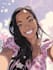 beautiful portrait in disney cartoon