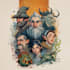 illustrate your mythical dnd character or party portrait
