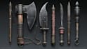 create game weapon design and illustration