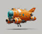 design spaceship, sci fi illustration and sci fi art