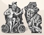 create awesome linocut illustration art
