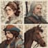 design a dnd party art and group art