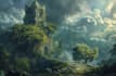 do stunning fantasy landscape, background illustration