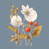 create landscape art, nature botanical illustration