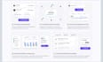 design saas feature illustrations and bento UI mockups