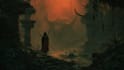 do dark fantasy art illustrations in a painterly style