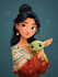 make a disney children cartoon illustration