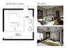 design your bedroom with 2d layout and 3d views