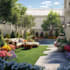 create backyard landscape design rendering