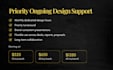 do monthly presentation design support for businesses