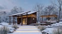 design tiny cabin, frame house, small house, cabana home