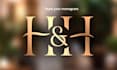 design elegant wedding cards with custom monogram logo