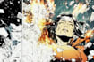illustrate a superhero comic cover art