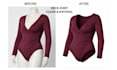 do ghost mannequin image editing with neck joint 3d effect