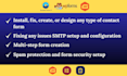 create or fix wordpress contact form 7 wpform gravity form forminator or jotform