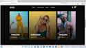 create a modern cinematic and responsive e commerce website