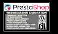 design ecommerce prestashop module website redesign product upload and fix bugs