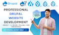 develop drupal design your drupal website, fix issues updates and migration