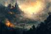 design a conceptual fantasy landscape