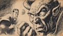create a vintage horror comics artwork