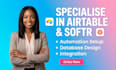 build airtable database automation CRM softr webapp integration workflows expert