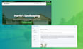 build  landscaping website with a custom admin panel