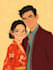 make couple portrait illustration