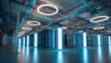 create realistic 3d ai data center, storage and server facility design
